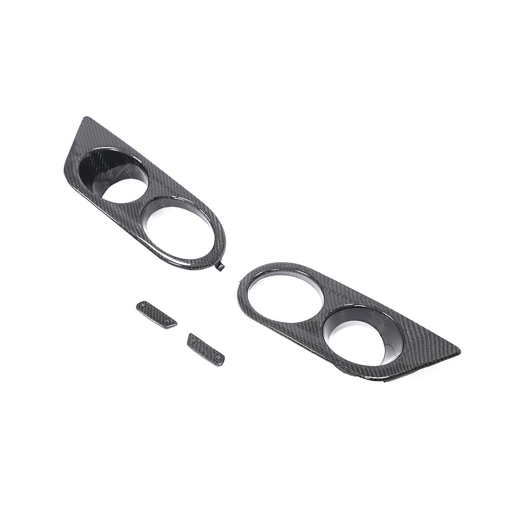 ST Style Carbon Fiber Fog Lamp Covers For BMW E46 M3