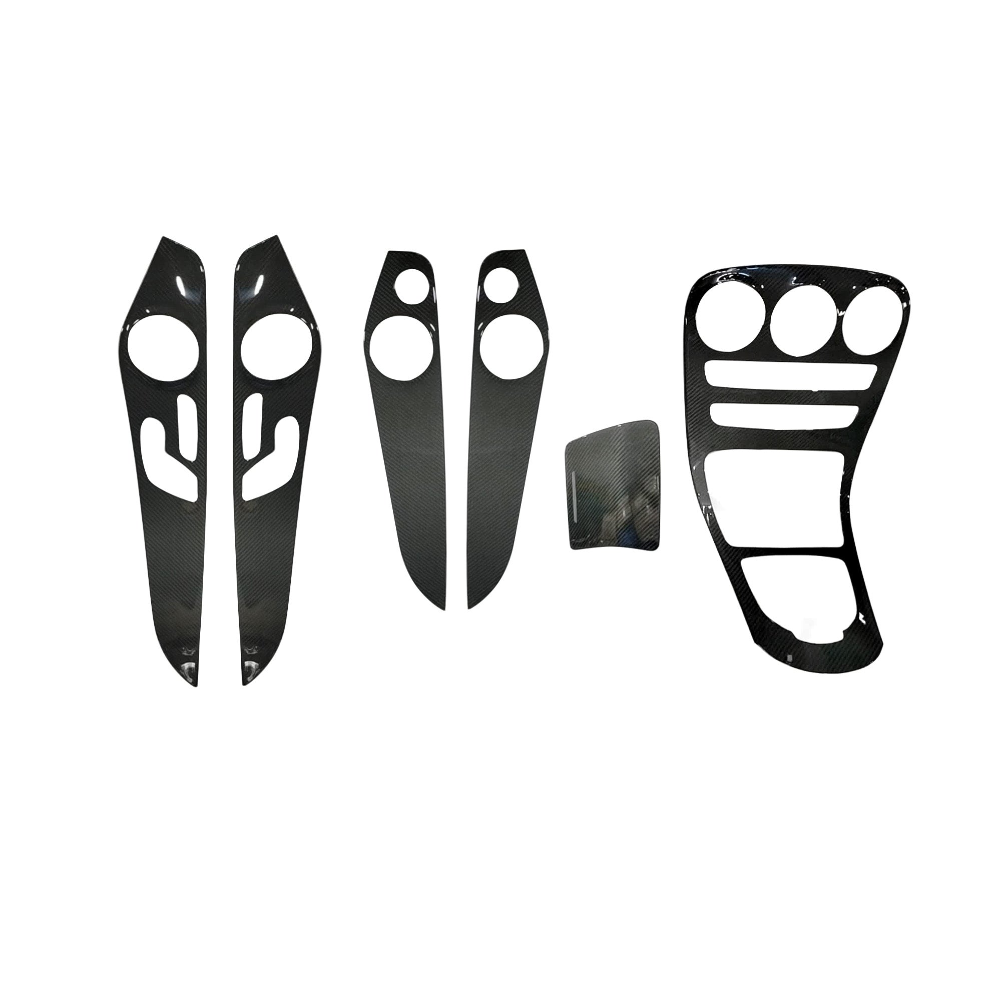 Carbon Fiber Interior Trims for Mercedes C-Class W205 Pre-Facelift (2014-2018)