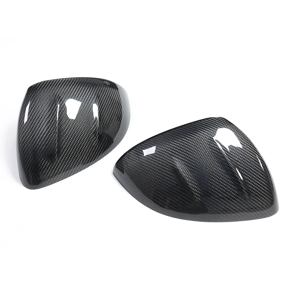 Replacement Style Carbon Fiber Mirror Caps for Mercedes Benz C-Class W206 (2022+), S-Class W223 (2021+)