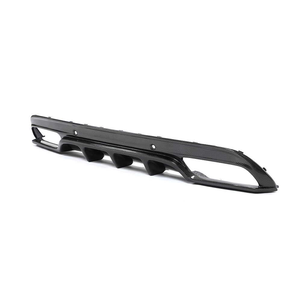 Benz C43 AMG Carbon Fiber Rear Diffuser-Full View