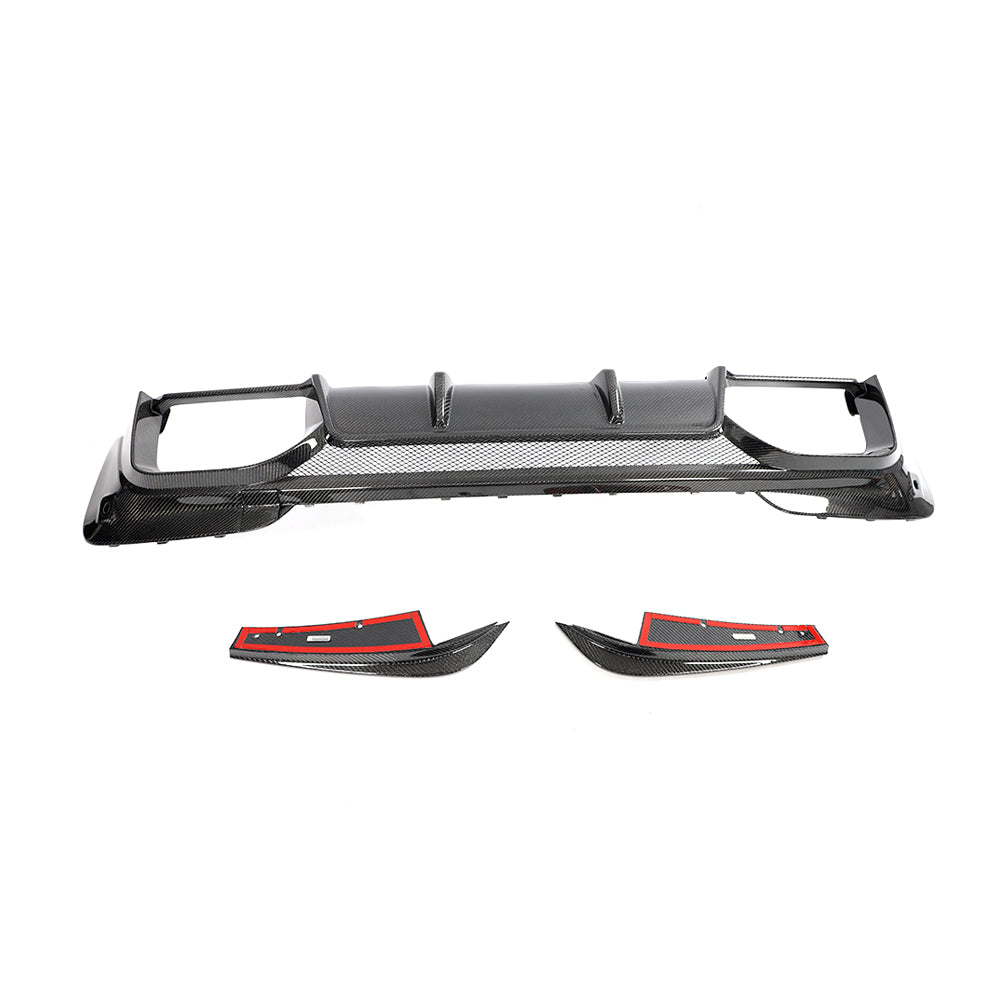 3D Style Carbon Fiber Rear Diffuser for BMW X3M F97 Pre-LCI (2019–2021)