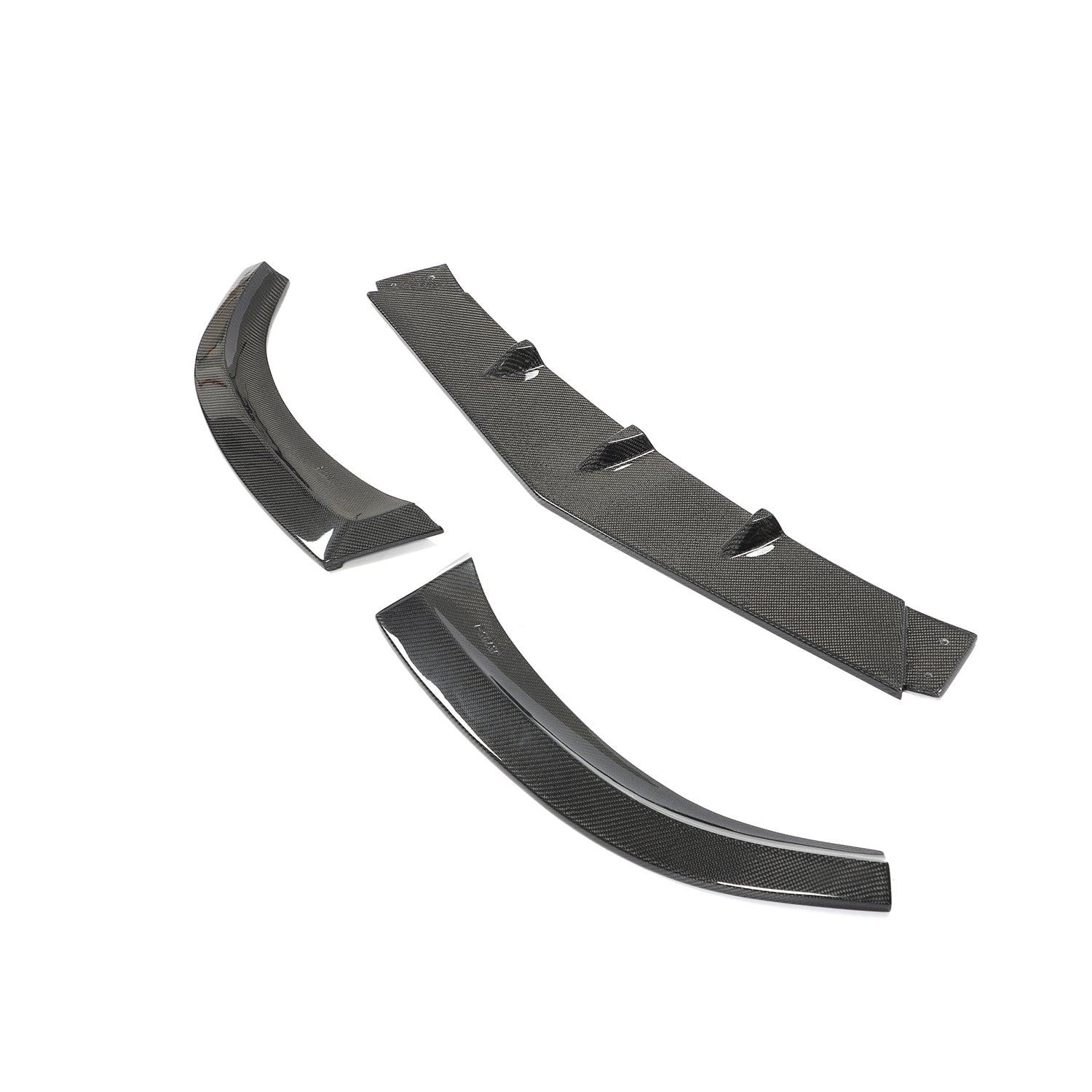 JCS Style Carbon Fiber Front Lip for Mercedes Benz C Class C205 A205 C63 AMG (2014-2021)