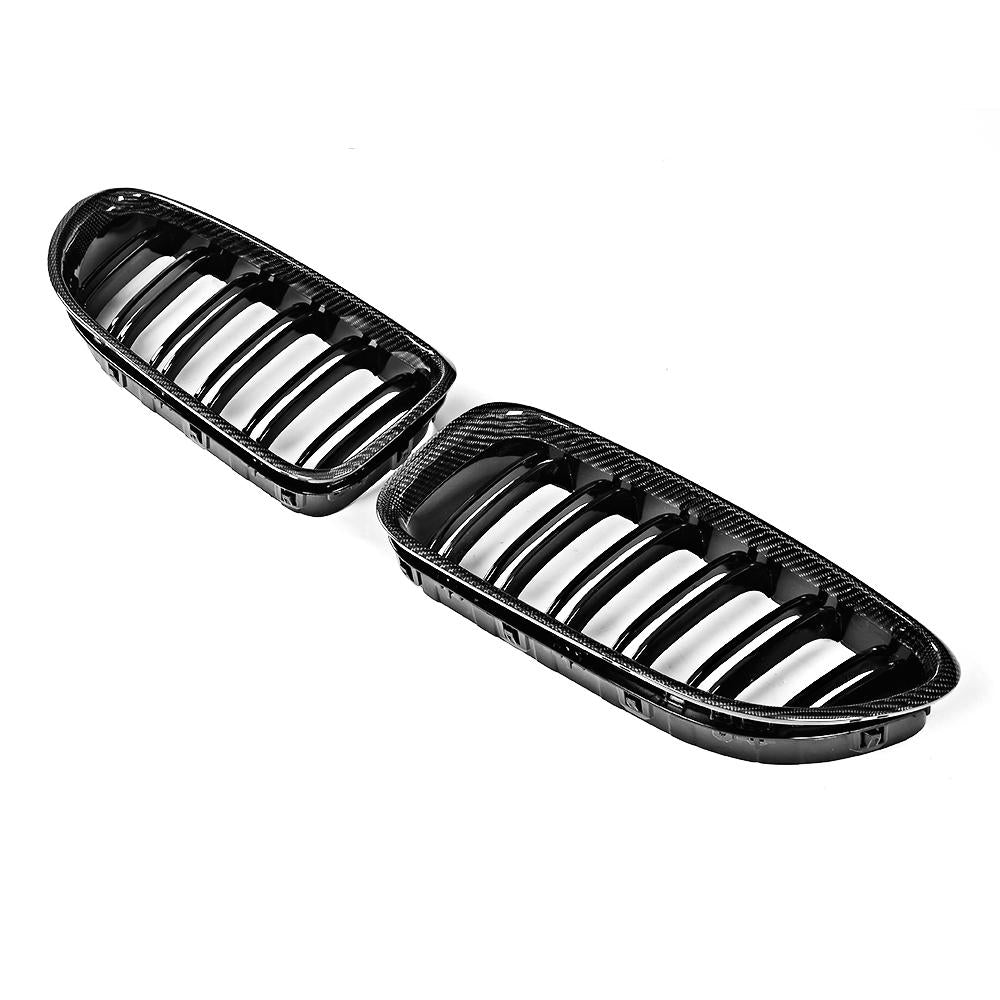 ST Style Dual Slat Carbon Fiber Front Grille for BMW 6 Series F12/F13 M Sport (2011–2018)
