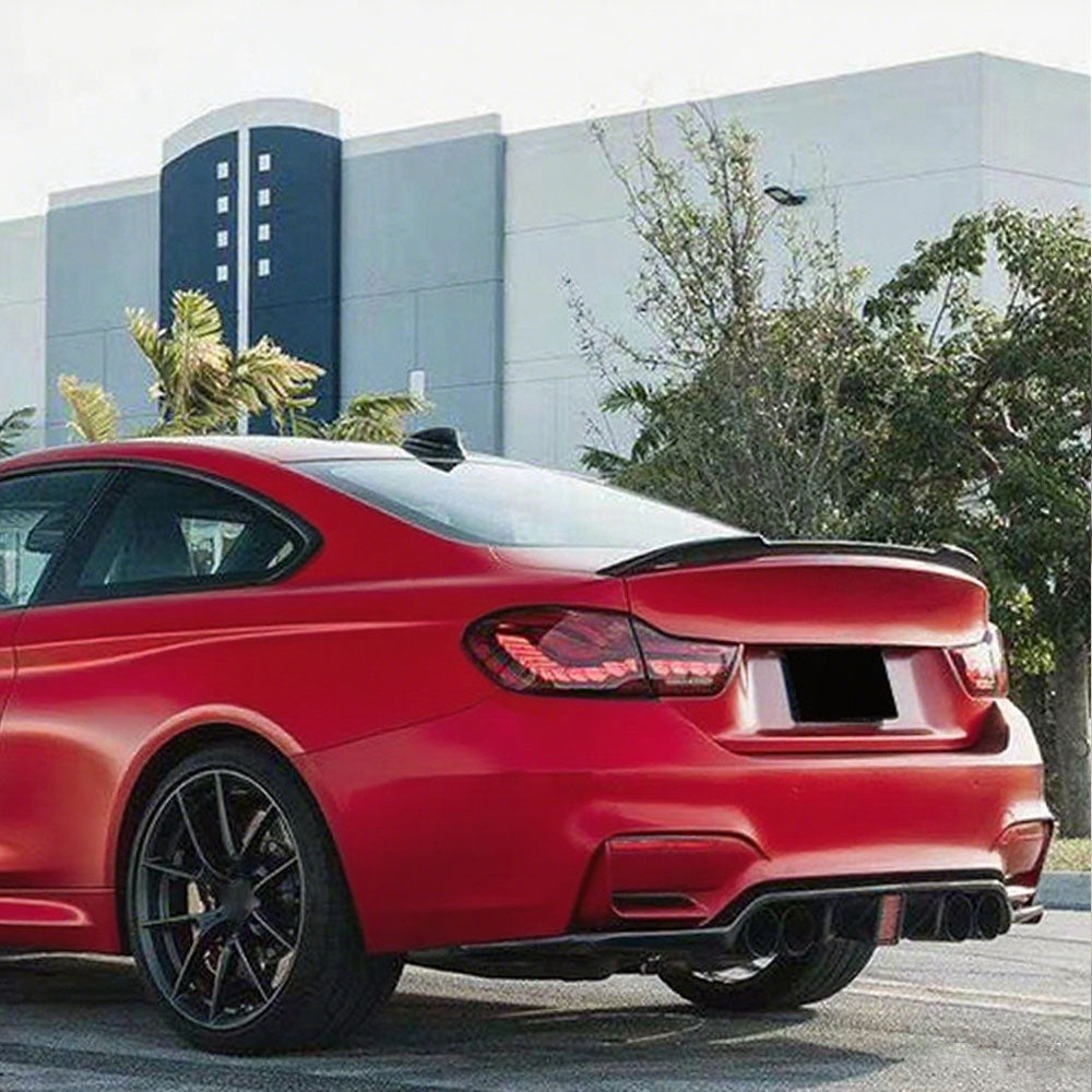 ST Style Carbon Fiber Rear Diffuser for BMW M3 F80, M4 F82/F83 (2014-2020)