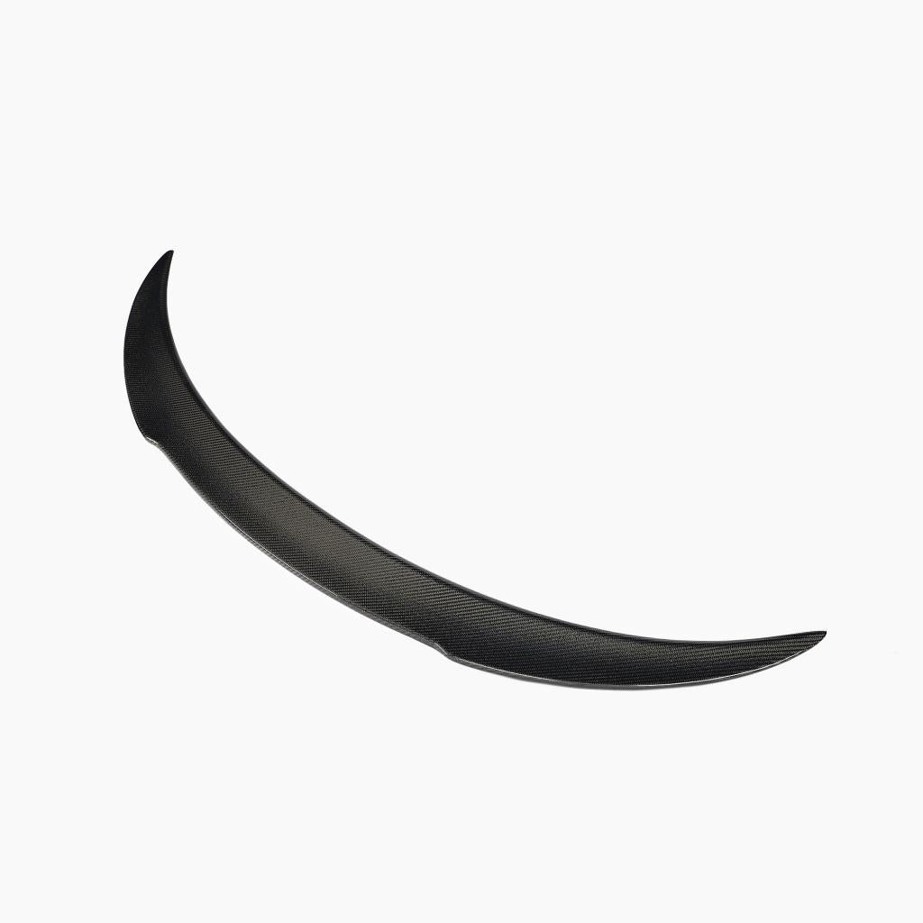 Mercedes-Benz C‑Class C205/C43 C63 AMG Coupe Carbon Fiber Trunk Spoiler-side angle view
