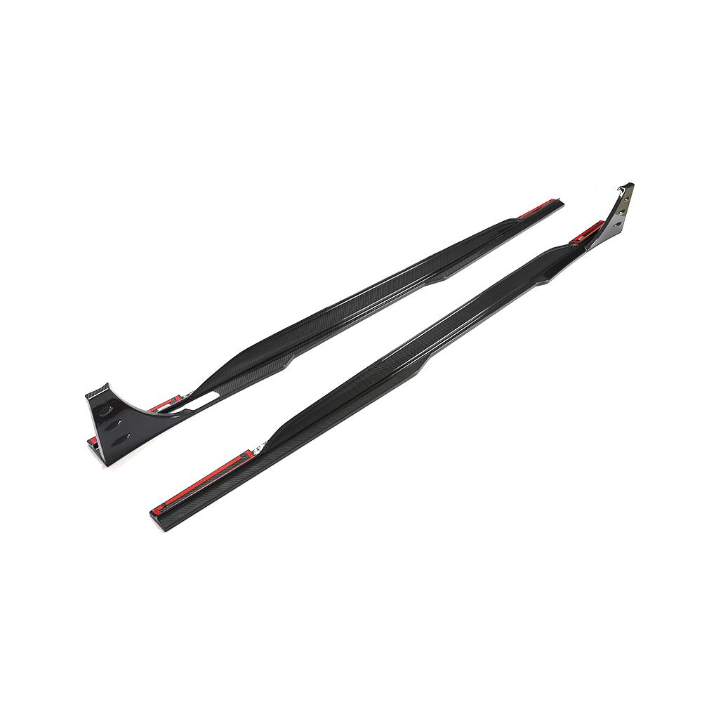 ST Style Carbon Fiber Side Skirts for Audi RS6 C8, RS7 C8 (2019–2024)