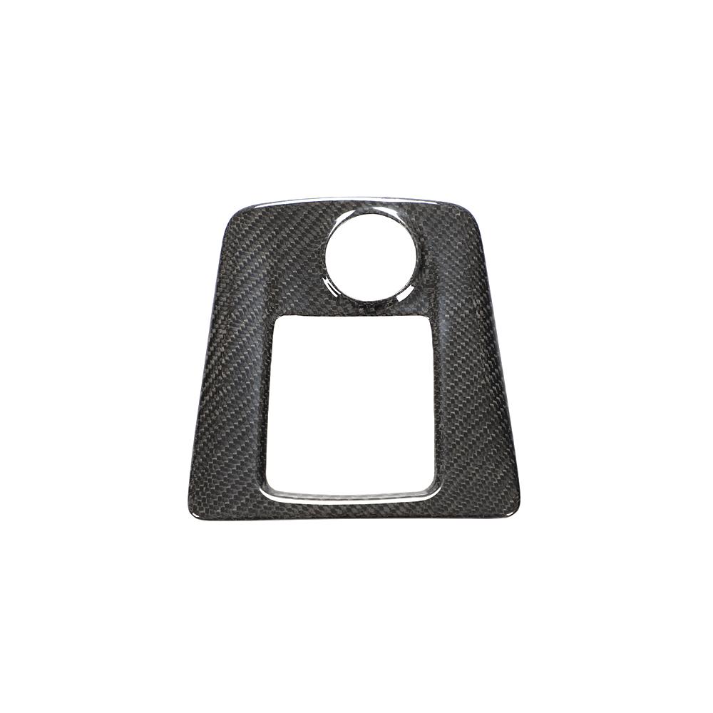 ST Style Carbon Fiber Shift Knob Under Cover for Mercedes Benz A45 AMG W176/CLA 45 AMG C117/GLA 45 AMG X156 Facelift (2016-2019)