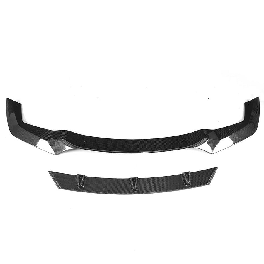 V Style Carbon Fiber Front Lip For BMW M2 F87 (2016–2018)