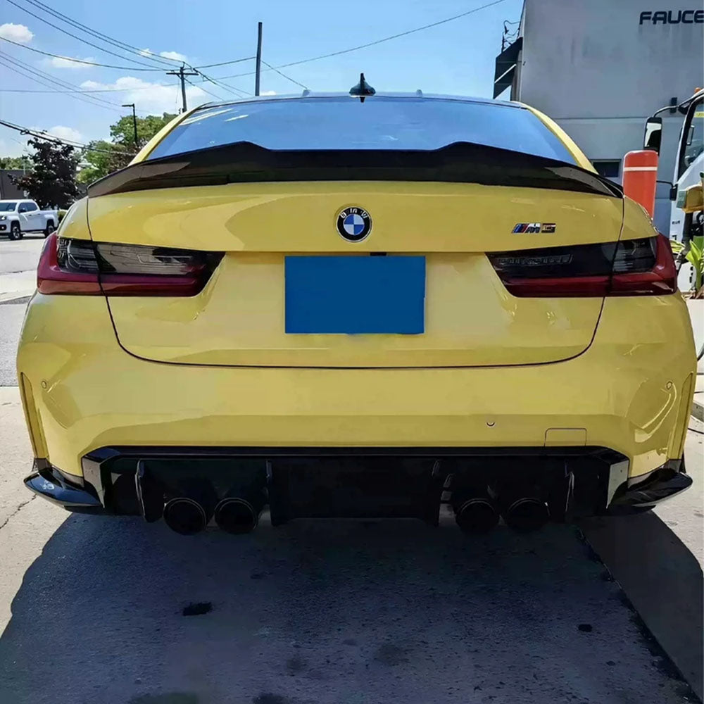 PSM Style Gloss Black Spoiler for BMW 3 Series G20(2019–present)