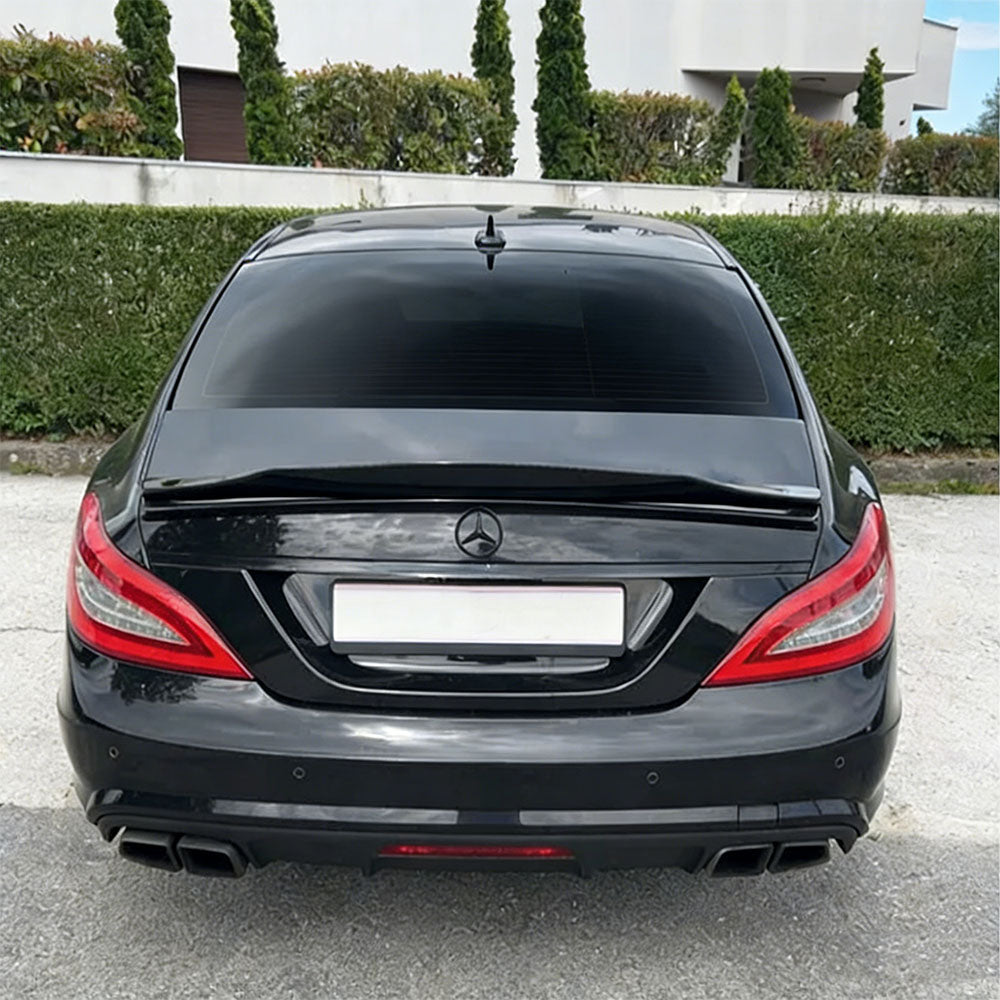 PSM Style Gloss Black Trunk Spoiler For Mercedes Benz C-Class W205 (2014-2021)