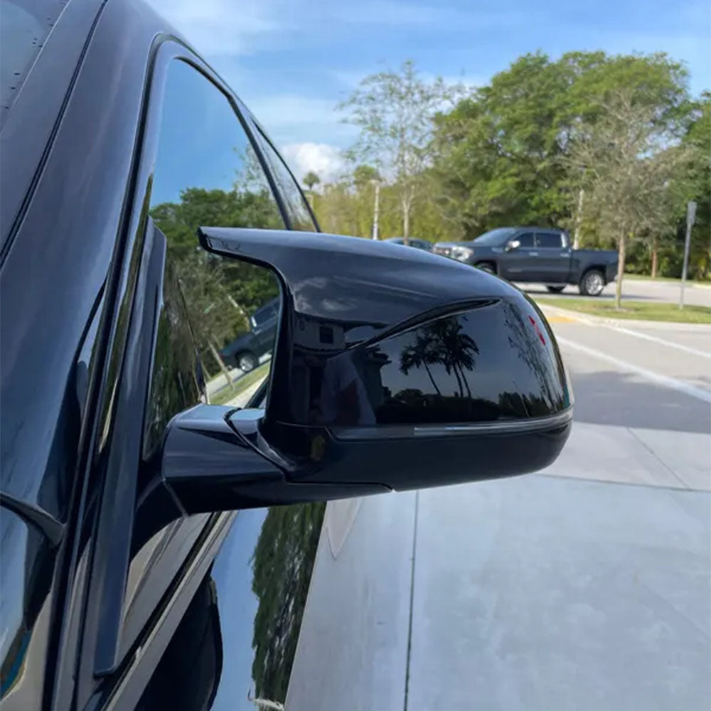 M Style Gloss Black replacement  Mirror Caps for BMW X3 G01/X4 G02/X5 G05/X7 G07 LCI (2021+)