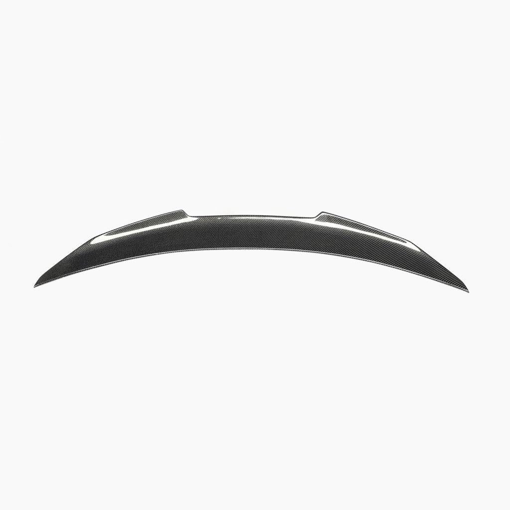 Mercedes-Benz C-Class W204 Carbon Fiber Trunk Spoiler-full side view