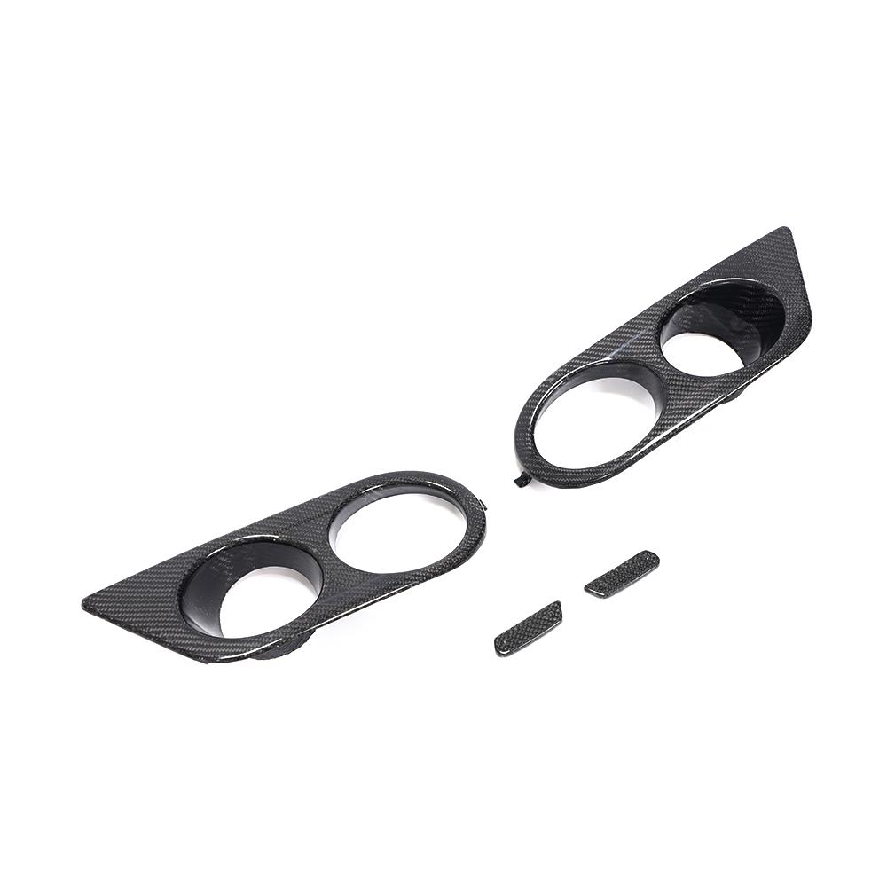 ST Style Carbon Fiber Fog Lamp Covers For BMW E46 M3