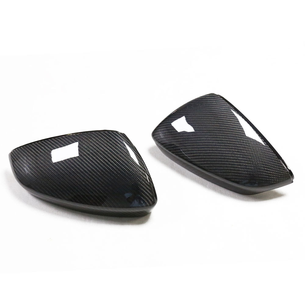 ST Style Carbon Fiber REPLACEMENT Mirror Caps for Audi A3/S3/RS3 8Y (2020-2024)