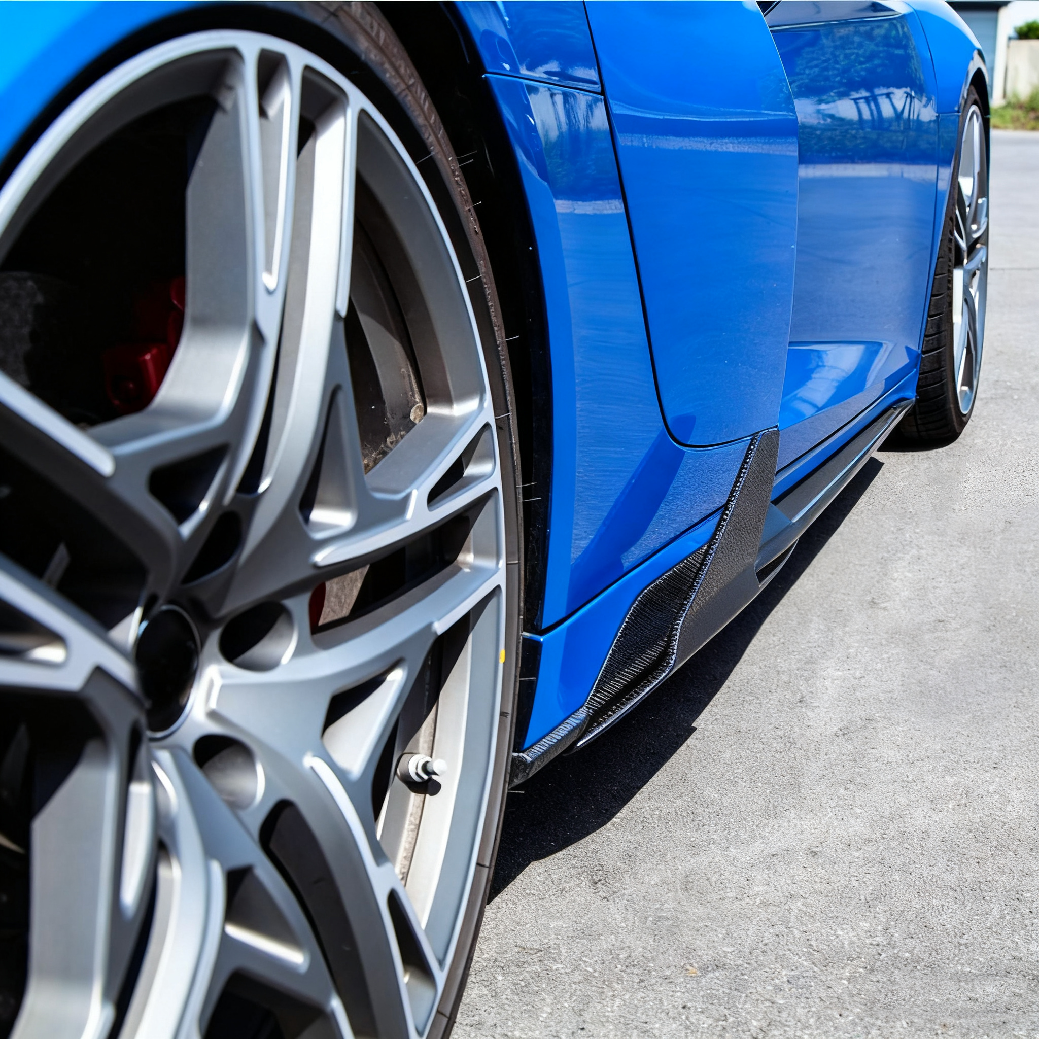 Capristo Style Carbon Fiber Side Skirts For Audi R8 4S LCI (2019–2023)