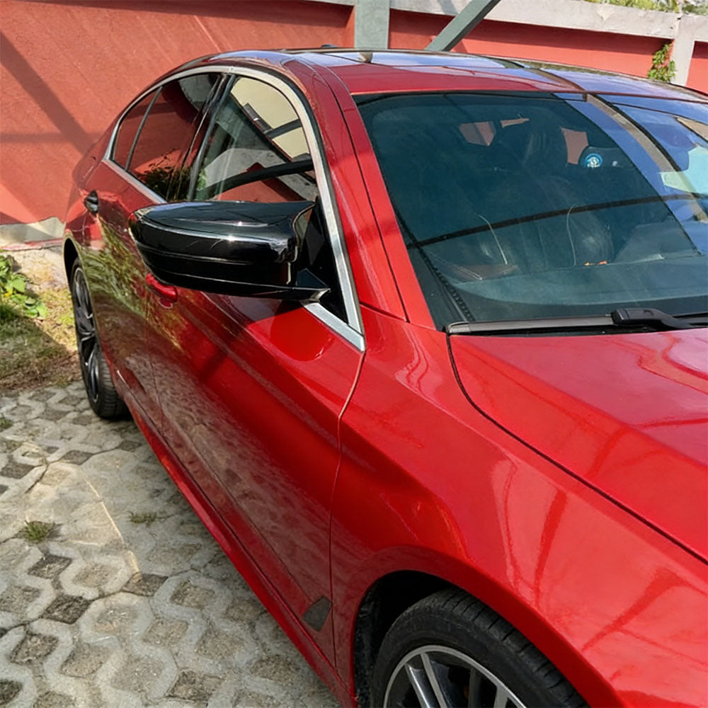 M Style Gloss Black replacement  Mirror Caps for BMW 5 Series G30/G31 (2017-2023)