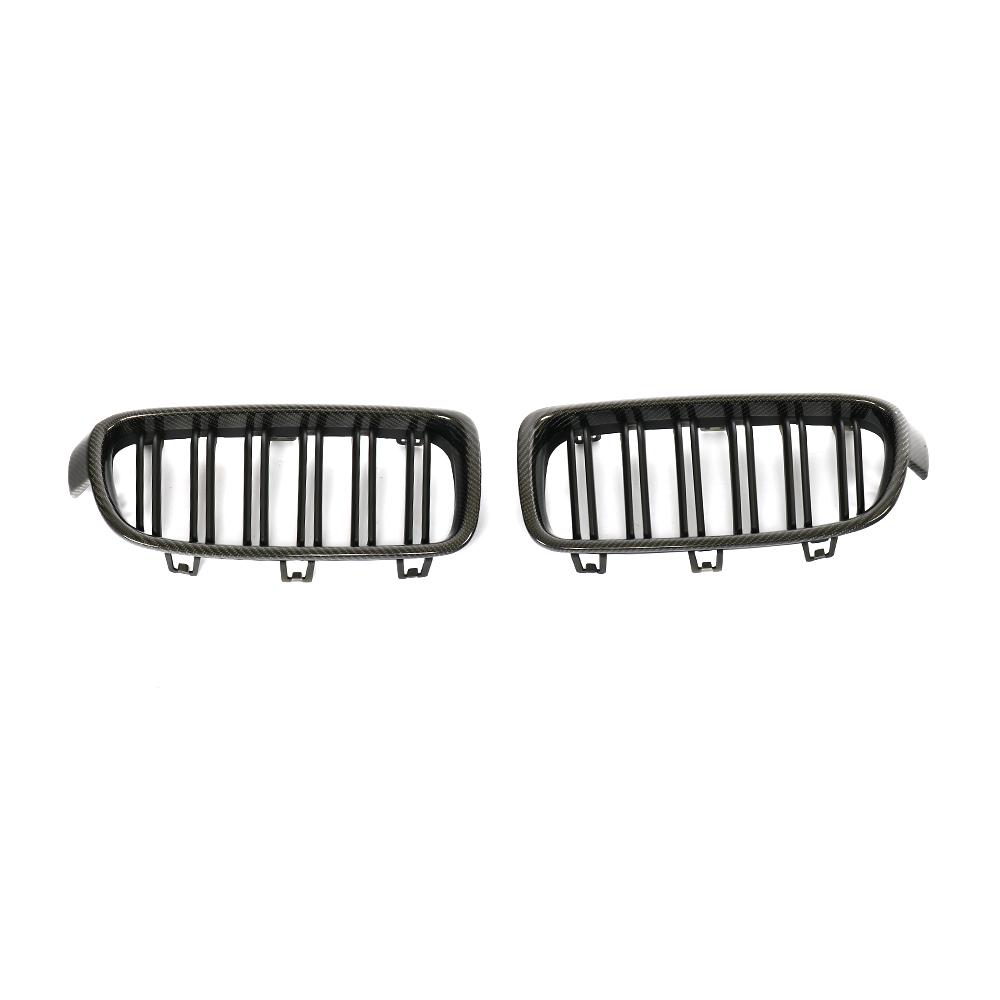 M3 Style Dual Slat Carbon Fiber Front Grille for BMW 3 Series F30（2012-2019）