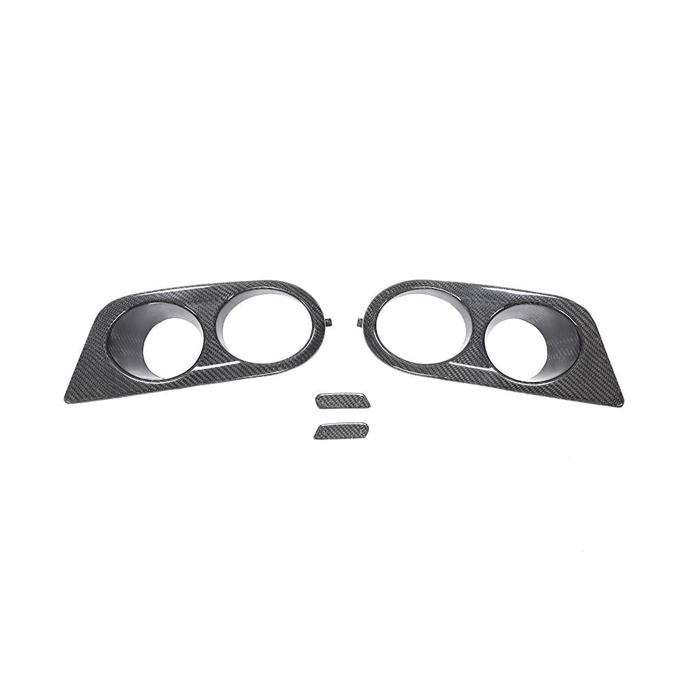 ST Style Carbon Fiber Fog Lamp Covers For BMW E46 M3
