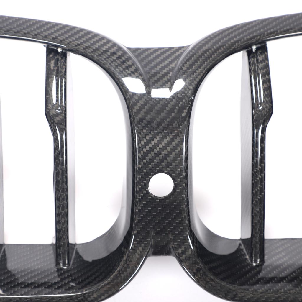 ST Style Single Slat Carbon Fiber Front Grille for BMW 8 Series G14/G15/G16 (2019+)