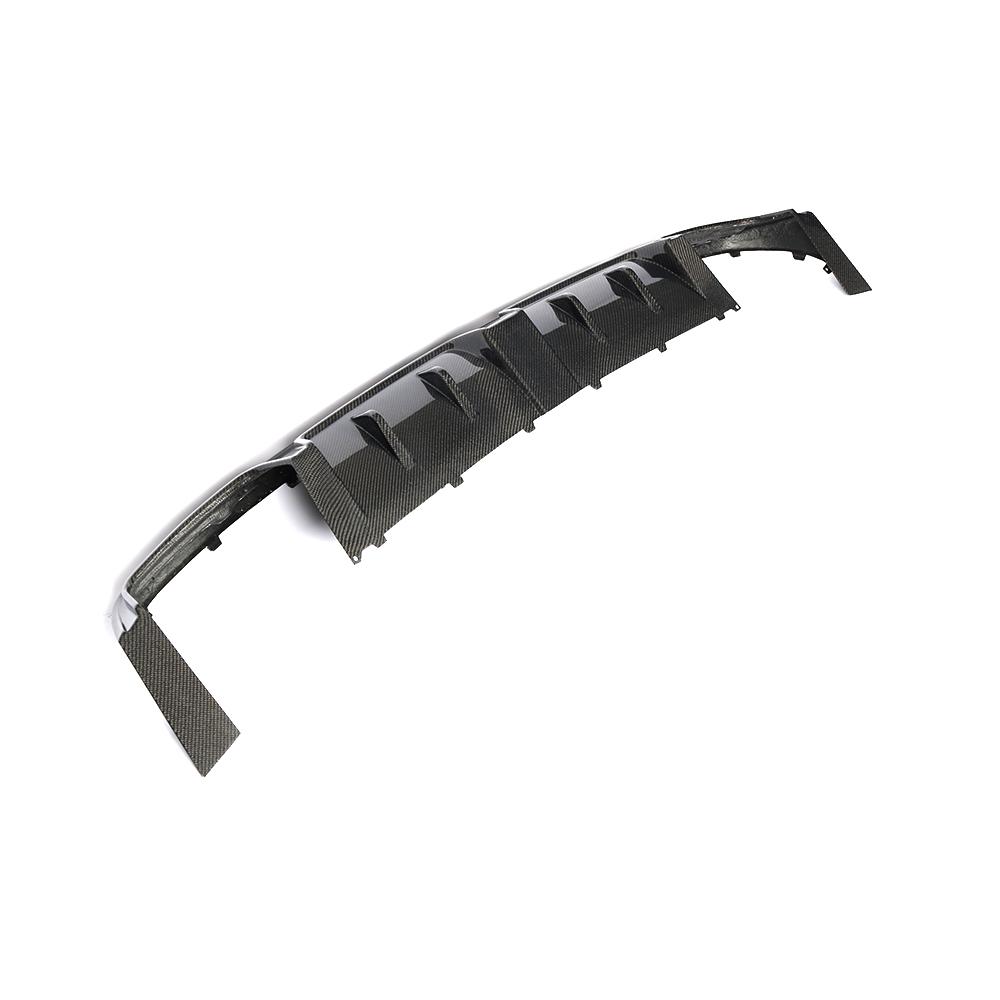 B Style Carbon Fiber Rear Diffuser For Mercedes-Benz S‑Class W222 Pre‑Facelift (2014–2017)