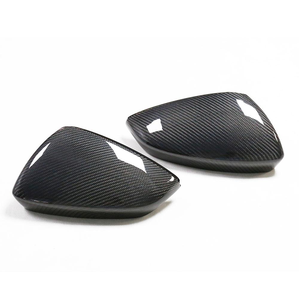 ST Style Carbon Fiber ADD ON Mirror Caps for Audi A3/S3/RS3 8Y (2020-2024)