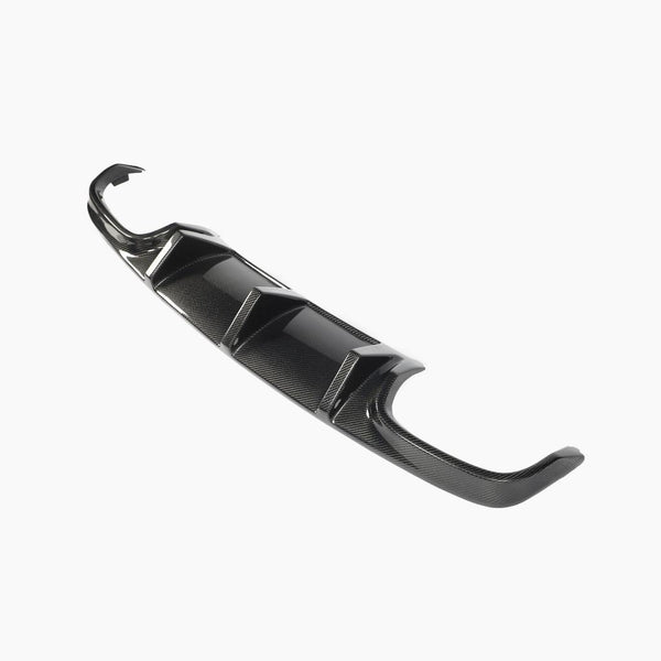 Mercedes-Benz C63 W204 Pre-Facelift 2008-2011 TMS Style Carbon Fiber Rear Diffuser