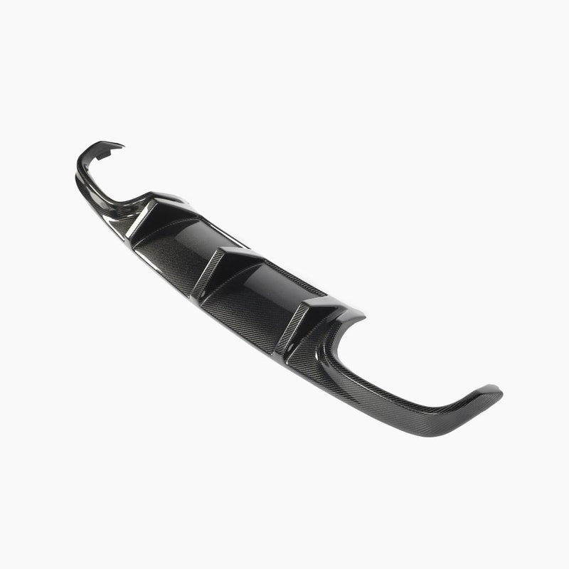 Mercedes-Benz C63 W204 Pre-Facelift 2008-2011 TMS Style Carbon Fiber Rear Diffuser