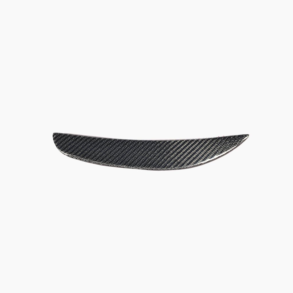 Mercedes-Benz C63 AMG W205 Carbon Fiber Front Canards-close-up of texture