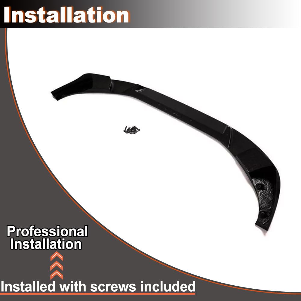 Front Bumper Lip Fits for BMW X3 M X4 M F97 F98 2019-2021Chin Spoiler Lip Splitter Protector Factory Outlet (Fiberglass in Gl