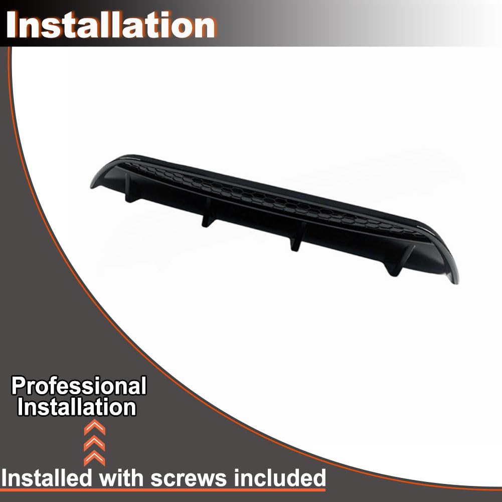 Gloss Black Rear Diffuser for Alfa Romeo Stelvio Sport Utility 2017-2023 ABS Lower Bumper Lip Spoiler Body Kit Factory Outlet