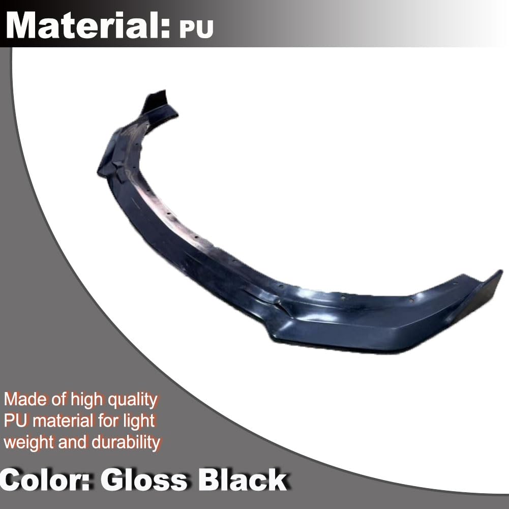 Front Bumper Lip Fits for Ford Mustang Coupe Dark Horse/Dark Horse Premium/EcoBoost/GT 2024-2025 for Mustang Convertible EcoB