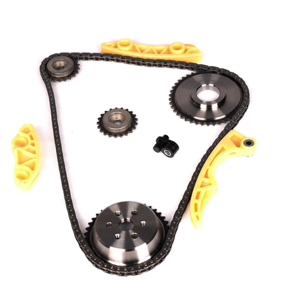 Timing Chain Kit Compatible with Chevy Equinox Buick GMC 2.2L 2.4L 2009-2017 w/Water Pump Tensioner, Crank Sprocket Ecotec Gu