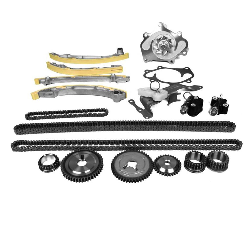 Timing Chain Kit Fits for Infiniti QX56 QX80 2011-2020,for Nissan M56 Q70 NV2500 5.6L Replacement Includes Tensioner, Guide, 
