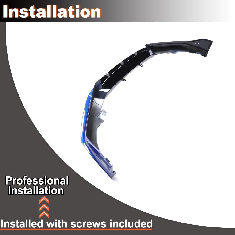 Front Bumper Lip Splitter for Honda Accord 2021-2022 Night Pearl Blue | Lower Chin Lip Front Bumper Spoiler Splitter Protecto