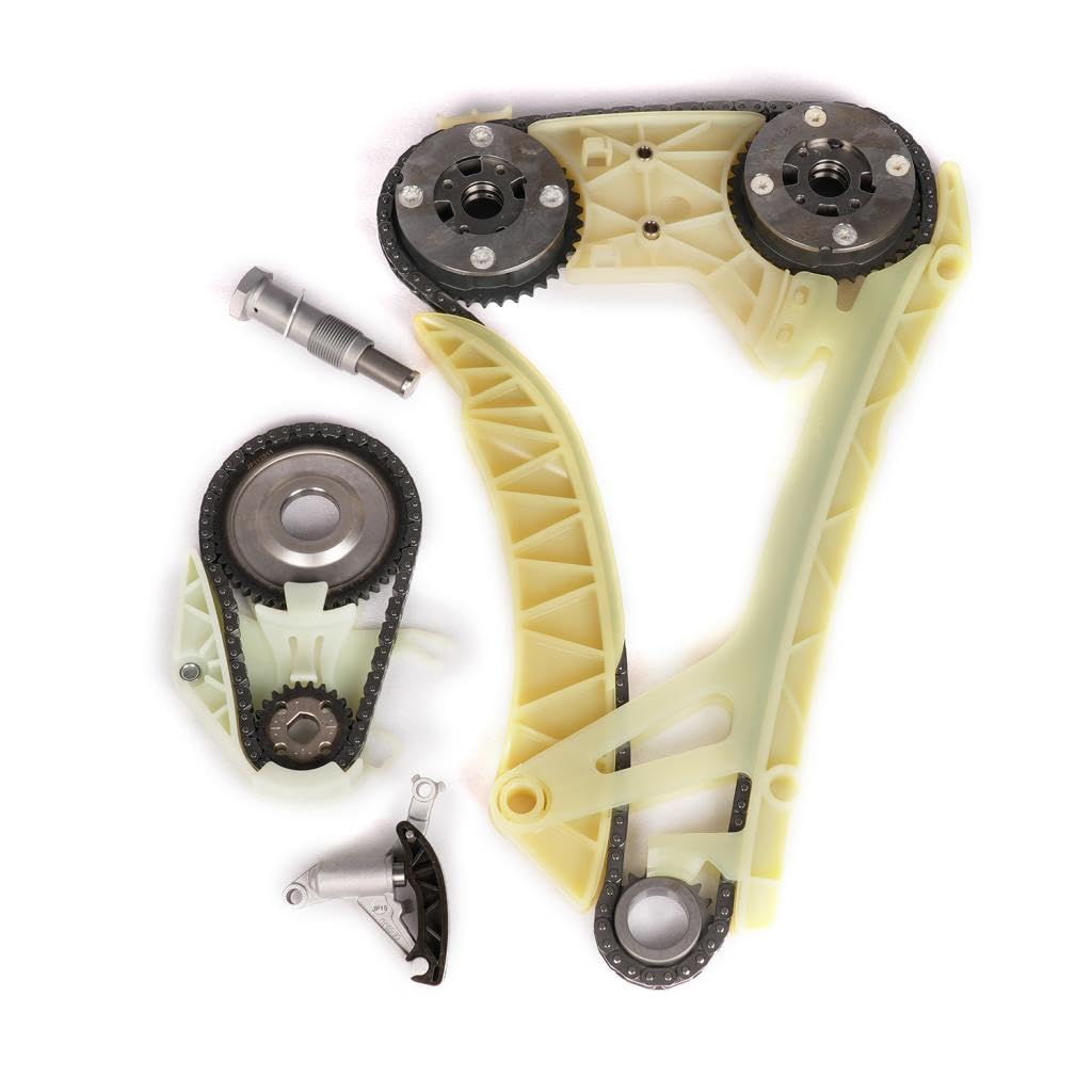 Timing Chain Oil Pump Kit VVT Gears Compatible with BMW 320I 428I X1 X3 X5 2.0 N26 N20 Engine Time Parts