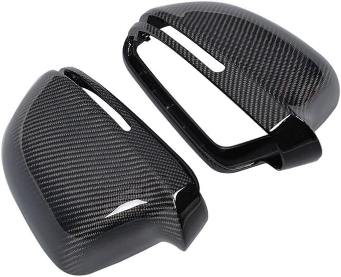 Carbon Fiber Mirror Cover Caps for Audi A3 S3 A4 B8 S4 RS4 2008-2010 A5 S5 8T 2007-2009 Q3 2011+ Rearview Side Rearview Mirro