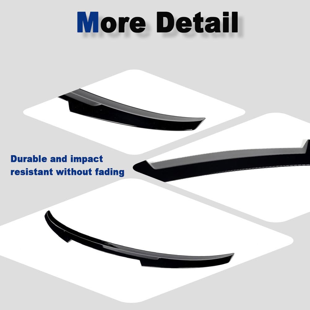 Trunk Spoiler for BMW 4 Series F32 Coupe 2-Door 2014-2020 | 420i 428i 430i 435i 440i Rear Boot Lid Highkick Wing Lip Factory 