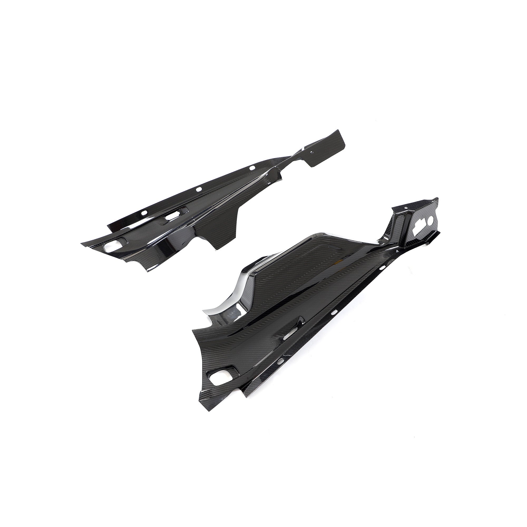 OEM Style Carbon Fiber Engine Bay Panel Set For Audi R8 4S LCI (2019–2023)