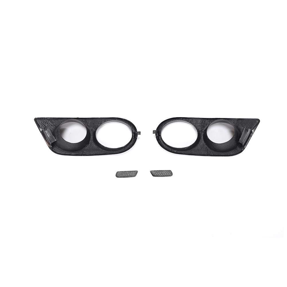 ST Style Carbon Fiber Fog Lamp Covers For BMW E46 M3