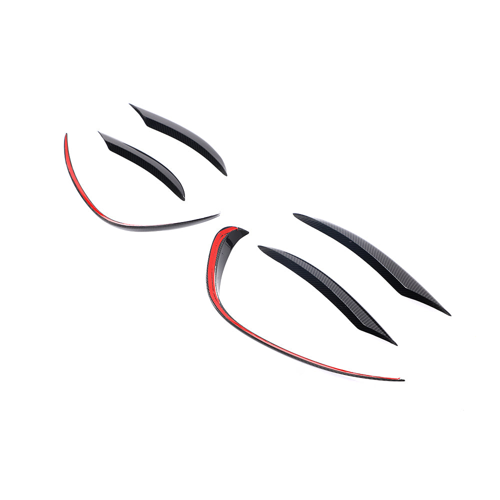 ST Style Carbon Fiber Front Canards for Mercedes Benz C-Class W205 Facelift (2019-2021)
