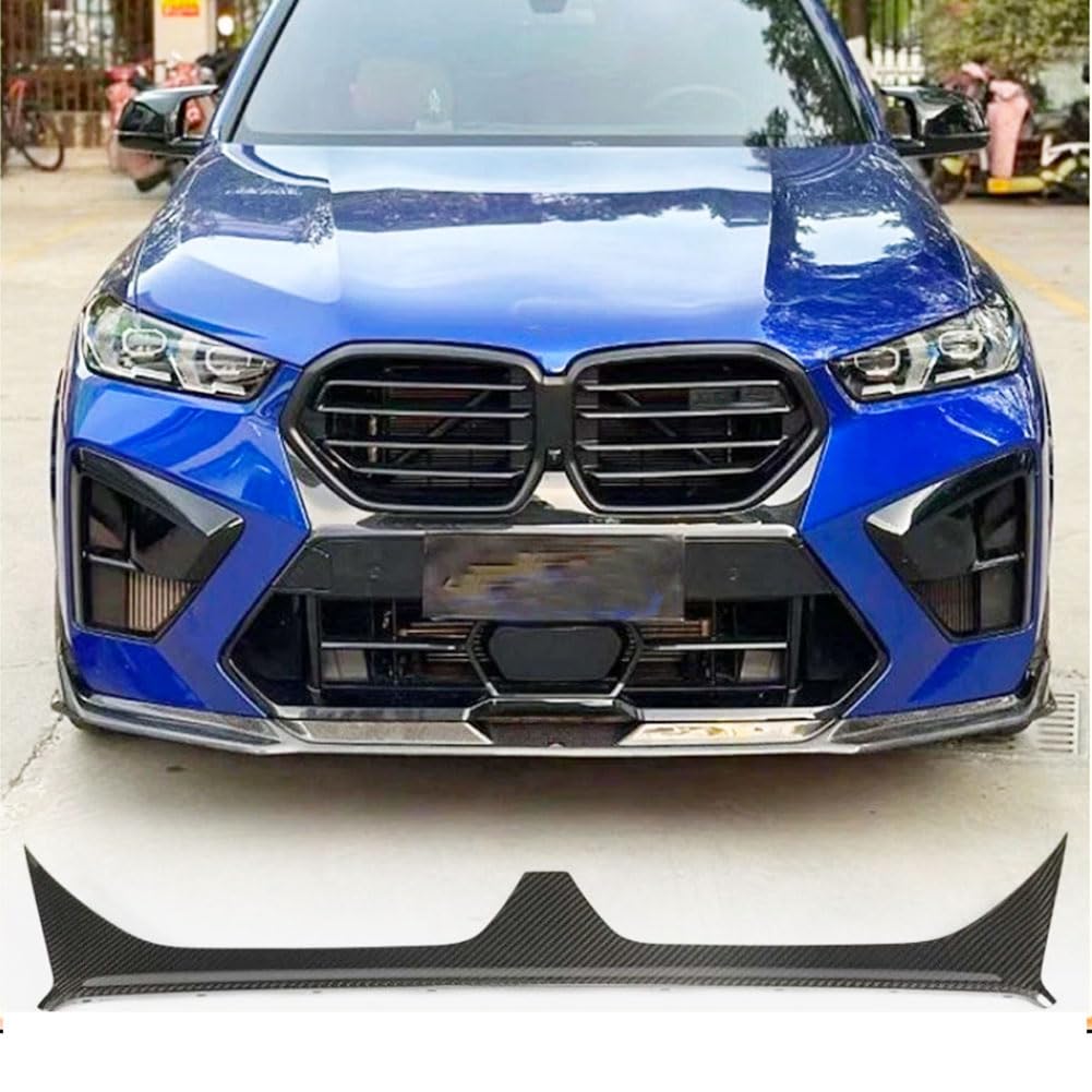 Dry Carbon Fiber Front Lower Grille CoverTrim Compatible with BMW X5M F95 2023-2024 Front Bumper Center Grille Vent Repacemen