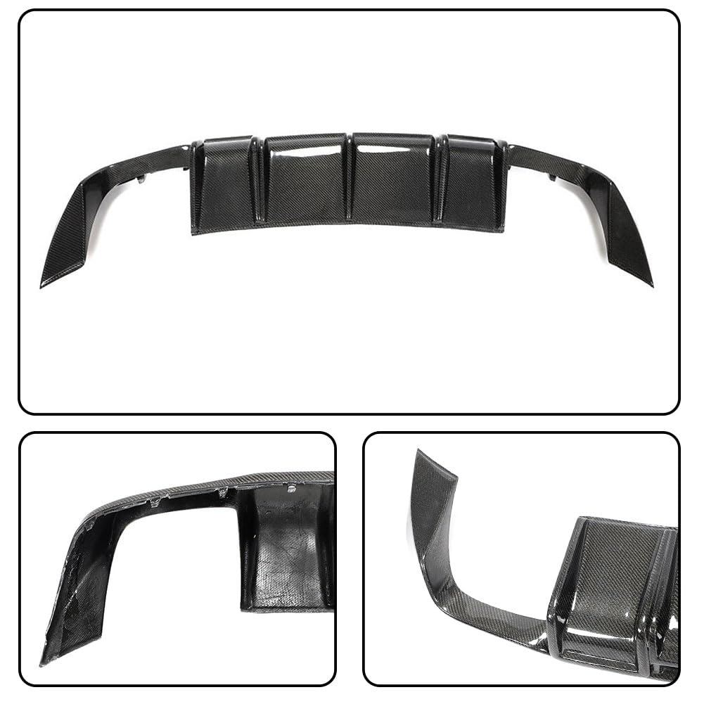 S3 Carbon Fiber Rear Diffuser for Audi A3 Sline S3 Sedan 2013-2016 | Lower Bumper Lip Spoiler Body Kit Factory Outlet(Not for