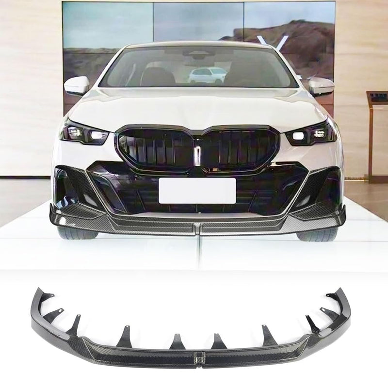 MCARCAR KIT G60 Carbon Fiber Front Bumper Lip for BMW 5 Series i5 G60 G61 G68 2023-2026 Front Lip Spoiler Chin Spoiler Air Da