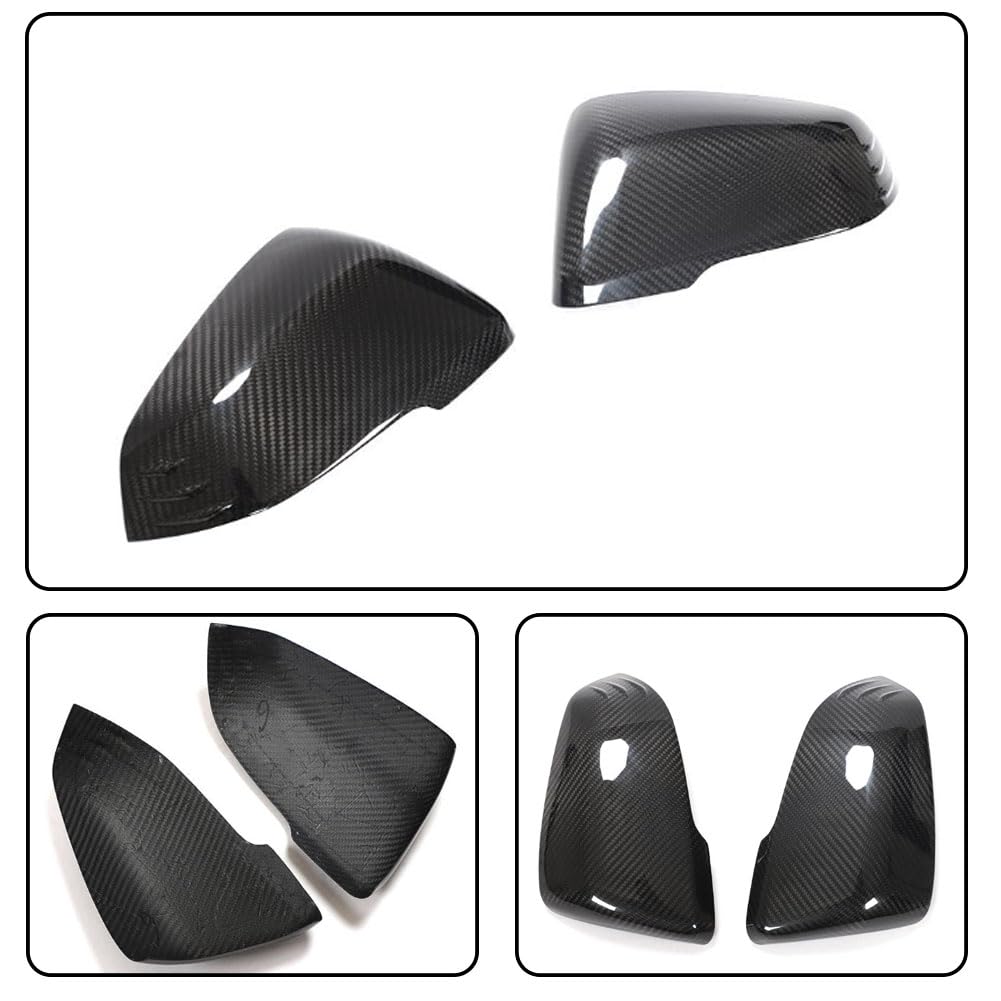 Carbon Fiber Mirror Cover Caps Fit for Toyota Supra 2018-2020 for BMW X1 F48 2016-2019 Z4 G29 2018-2020 dd on Style Side Rear