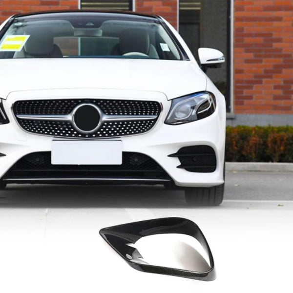 Carbon Fiber Front Bumper Air Vent Outlet Covers for Mercedes Benz E Class W238 C238 Coupe E400 E450 2017-2020 Front Bumper L