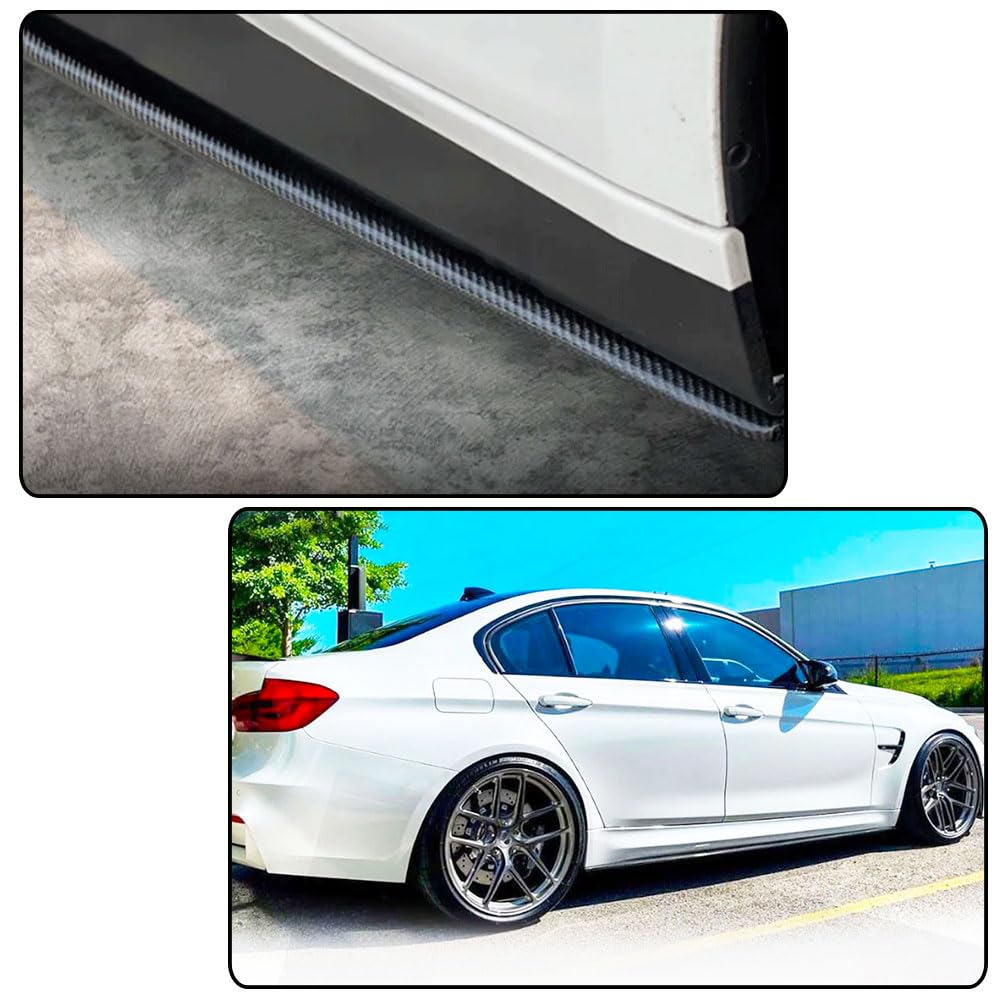 Carbon Fiber Side Skirts for BMW F30 M Sport 2012-2018 320i 325i 328i 330i | 335i 340i M-tech Sedan Side Skirt Extension Runn