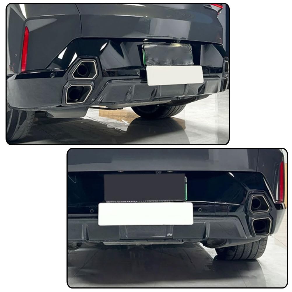 Carbon Fiber Rear Bumper Diffuser for BMW XM G09 2023-2025 Replacement | 4Door Lower Spoiler Bumper Guard Body Kit Lightweigh