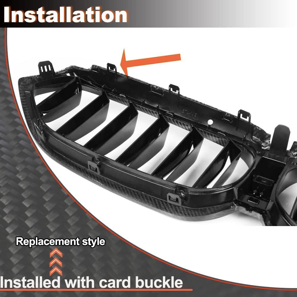 Dry Carbon Fiber Front Grille for BMW G32 GT 6 Series Gran Turismo Facelift 2020-2022 Replacement style Auto Bumper Kidney Gr
