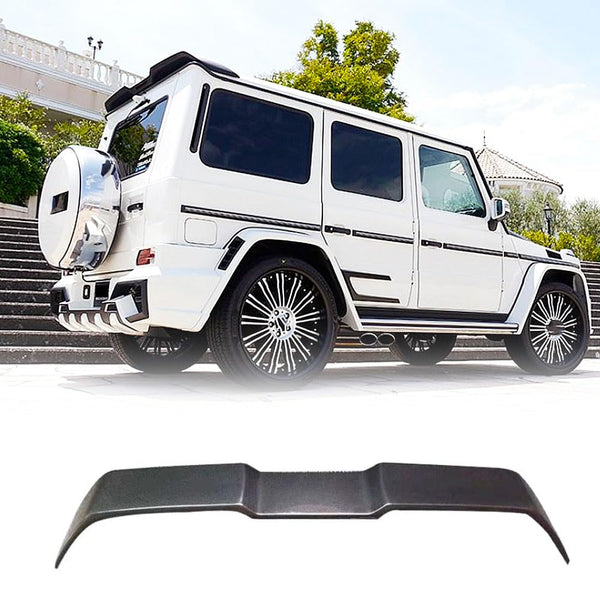 Carbon Fiber Rear Roof Spoiler for Mercedes-Benz G Wagon W463 G500 G550 G55 G63 G65 AMG 2014-2018 Trunk Spoiler Wing Aerodyna