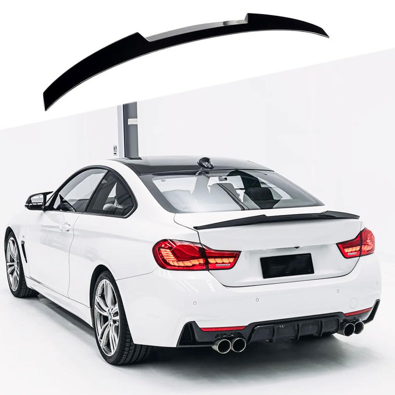 Trunk Spoiler for BMW 4 Series F32 Coupe 2-Door 2014-2020 | 420i 428i 430i 435i 440i Rear Boot Lid Highkick Wing Lip Factory 